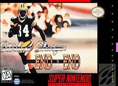 Sterling Sharpe: End 2 End - (LS Flaw) (Super Nintendo)