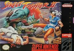 An image of the game, console, or accessory Street Fighter II - (CIB Flaw) (Super Nintendo)