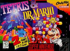 Tetris and Dr. Mario - (LS) (Super Nintendo)