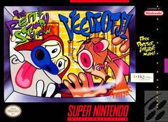 An image of the game, console, or accessory The Ren and Stimpy Show Veediots - (CIB Flaw) (Super Nintendo)