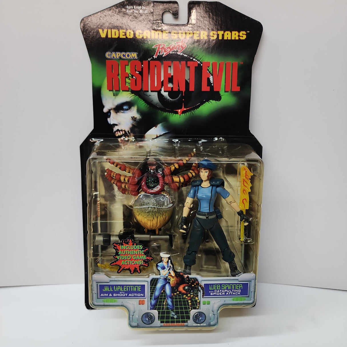 Resident Evil Jill and Web Spinner - (Sealed - P/O) (ToyBiz) (1998)