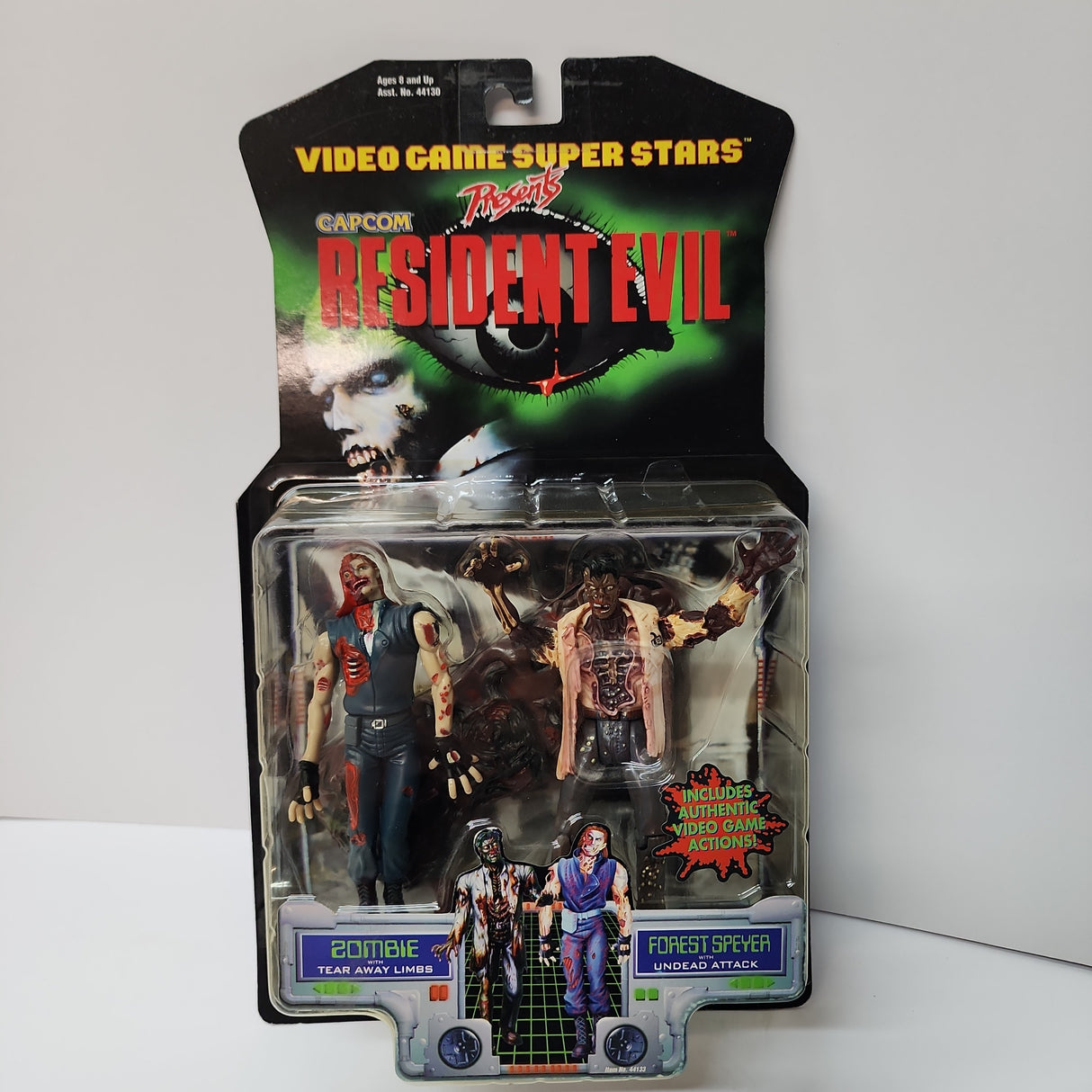 Resident Evil Zombie and Forest Speyer - (Sealed - P/O) (ToyBiz) (1998)