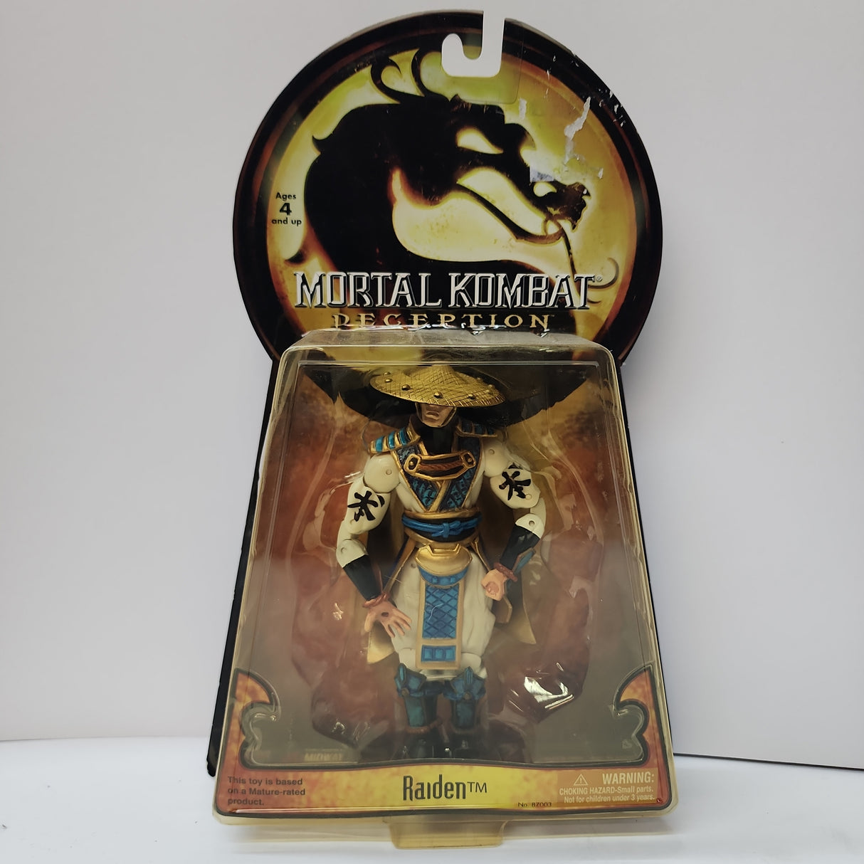 Mortal Kombat Deception Raiden Figure - (Sealed - P/O) (Jazwares) (2005)