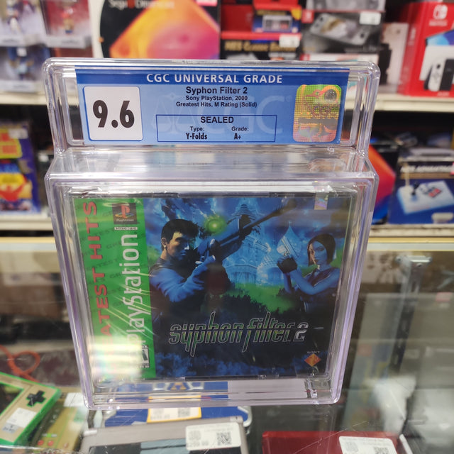 An image of the game, console, or accessory Syphon Filter 2 - (CGC 9.6) (Sealed) (Playstation)