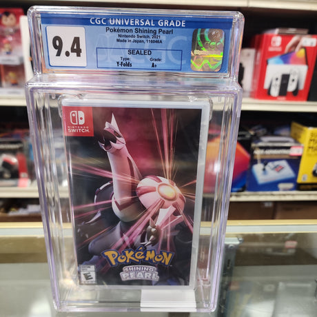 An image of the game, console, or accessory Pokemon Shining Pearl - (CGC 9.4) (Sealed - P/O) (Nintendo Switch)