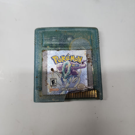 An image of the game, console, or accessory Pokemon Crystal [broken casing][works] - (LS) (GameBoy Color)