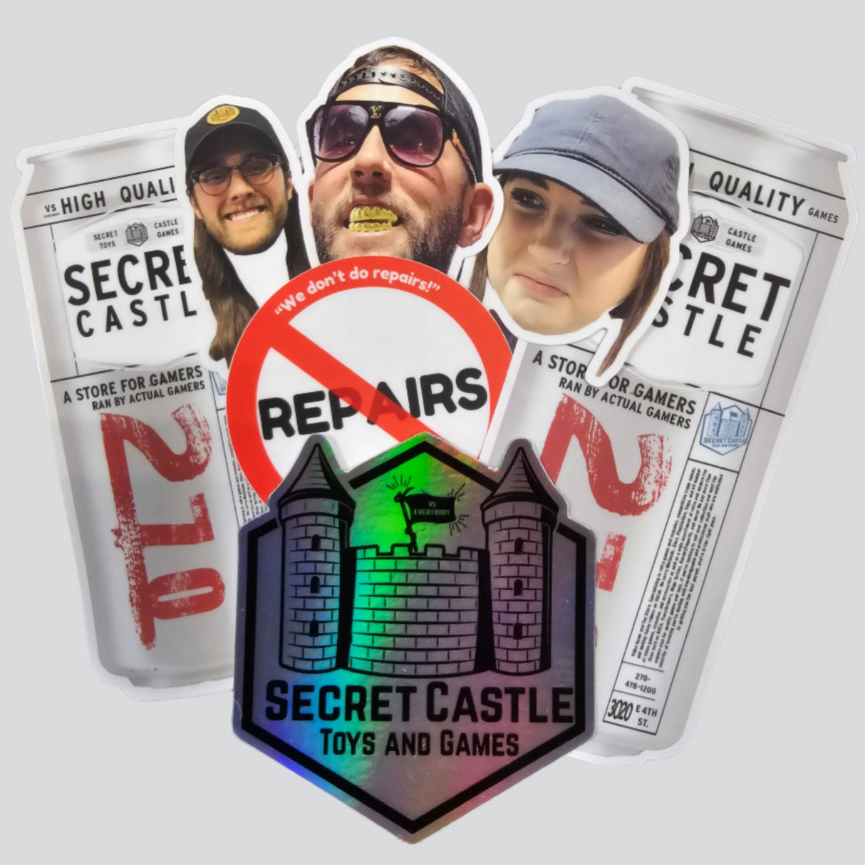 Secret Castle Premium 7-Sticker Pack