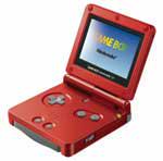 Red Gameboy Advance SP - (CIB Flaw) (GameBoy Advance)