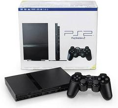 Black Slim Playstation 2 System - (CIB) (Playstation 2)