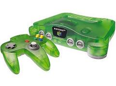 Funtastic Jungle Green Nintendo 64 System - (LS Flaw) (Nintendo 64)