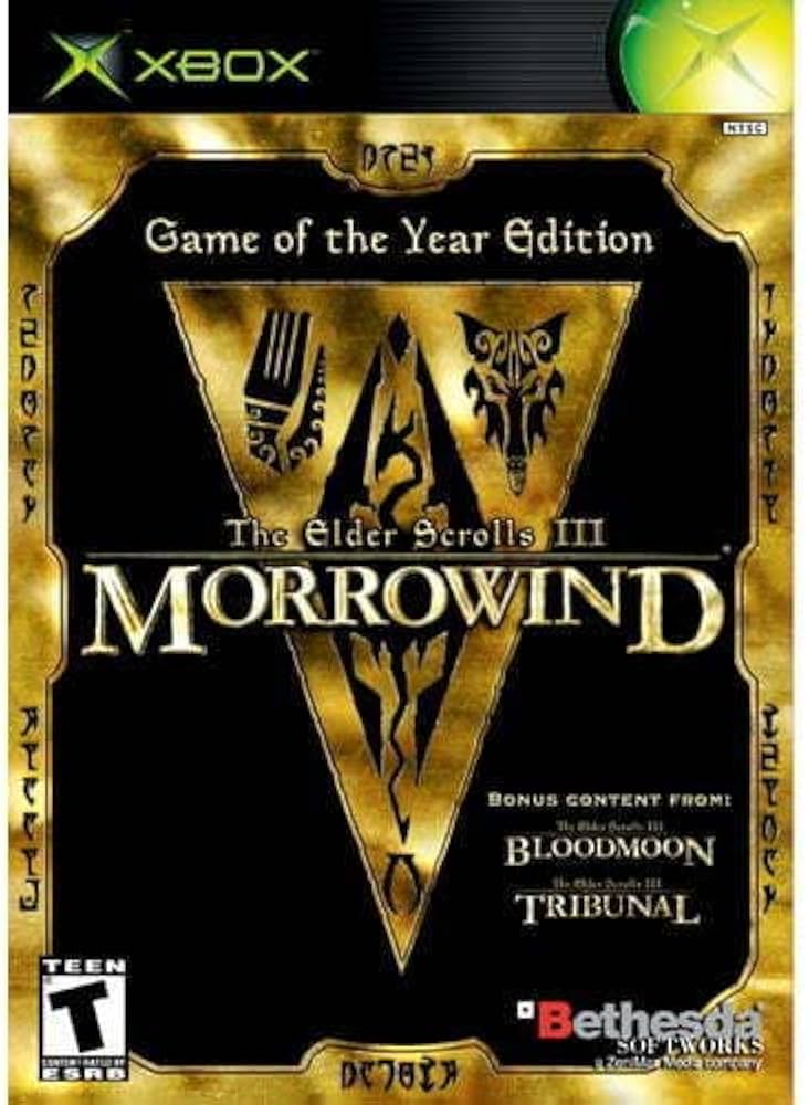 Elder Scrolls III Morrowind [Game of the Year] - (MissFlaw) (Xbox)