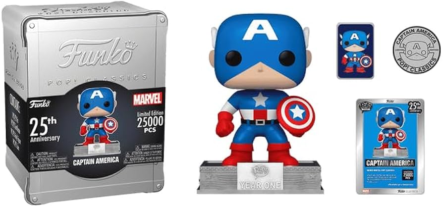 Funko Pop 25th Anniversary Captain America