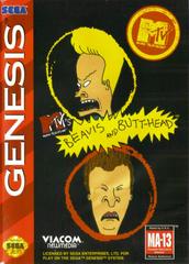 Beavis and Butthead [Cardboard Box] - (CIB Flaw) (Sega Genesis)