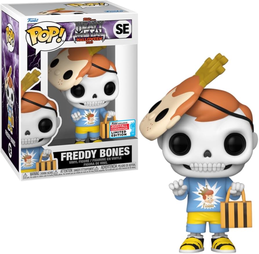 Funko Pop Heavy Metal Halloween Freddy Bones #SE