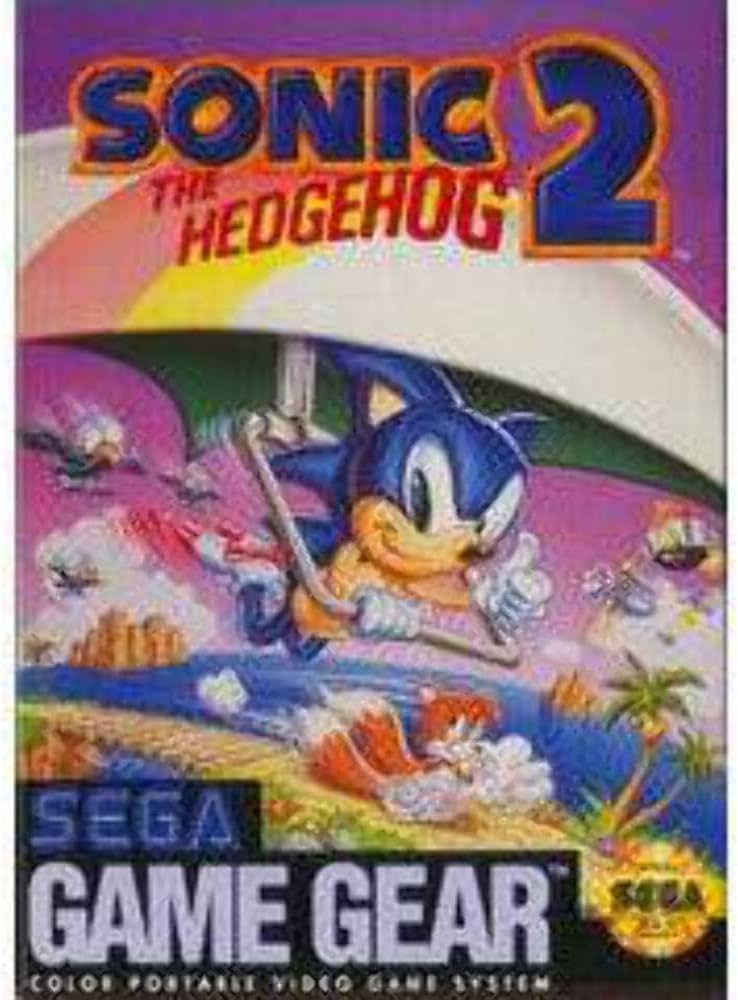 Sonic the Hedgehog 2 & Sonic Tails - (CIB) (Sega Game Gear)