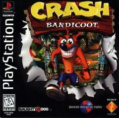 An image of the game, console, or accessory Crash Bandicoot [Black Label] - (LS) (Playstation)