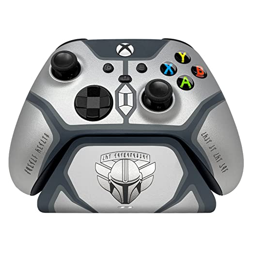 Razer - The Mandalorian Beskar Edition Wireless Controller & Quick Charging Stand for Xbox - Silver - (New) (Xbox)