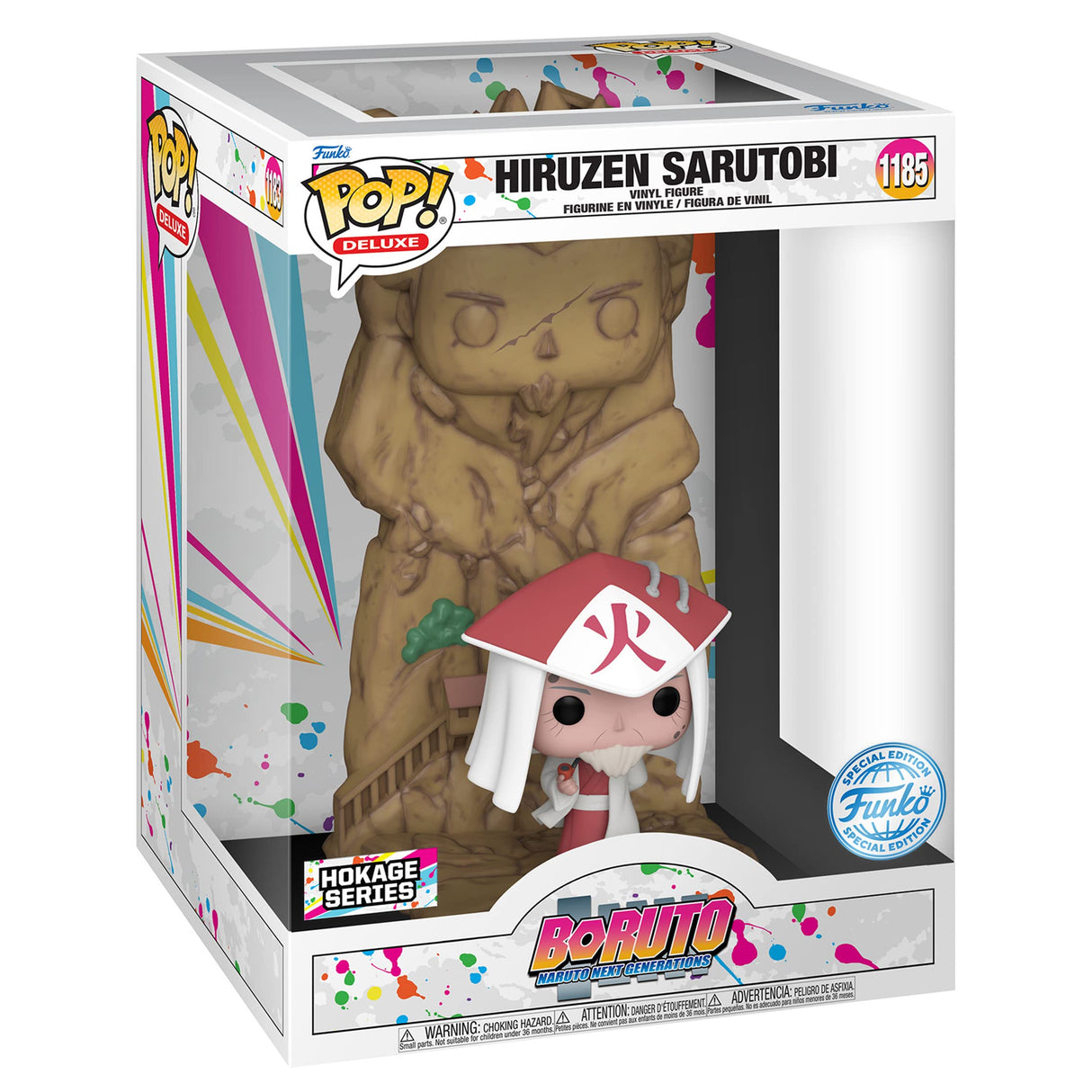 Funko Pop Deluxe Hiruzen Sarutobi GME EXCL #1185