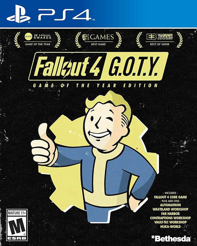 An image of the game, console, or accessory Fallout 4 [Game of the Year] - (CIB) (Playstation 4)