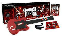 An image of the game, console, or accessory Guitar Hero II [Guitar Bundle] - (CIB) (Playstation 2)