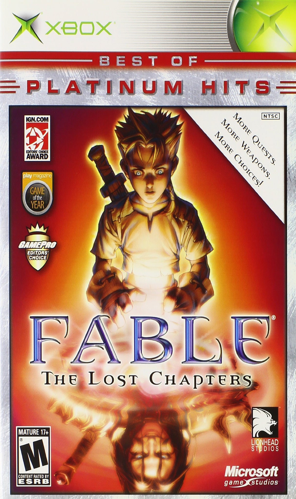 Fable the Lost Chapters (Platinum Hits) - (CIB) (Xbox)