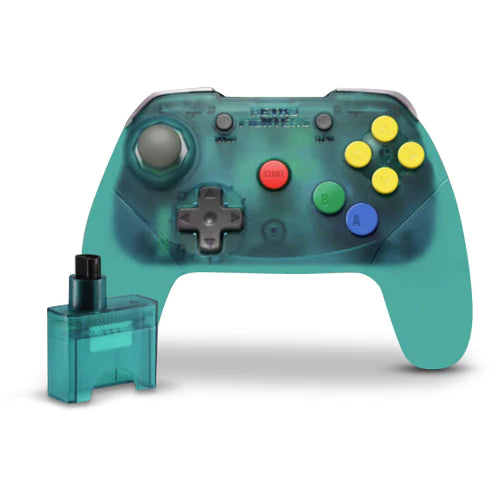 Retro Fighters Brawler 64 Wireless Controller (Ice Blue)