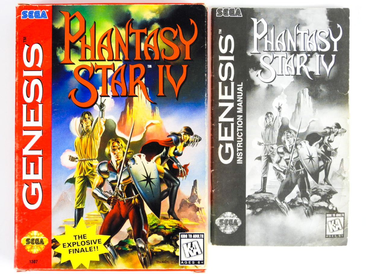 Phantasy Star IV [Cardboard Box] - (CIB) (Sega Genesis)