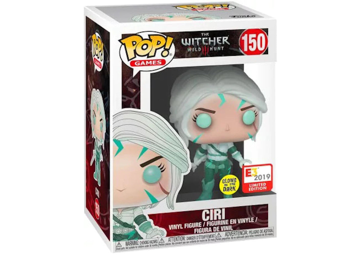 Funko Pop Games Witcher Ciri GLOW E32019 #150