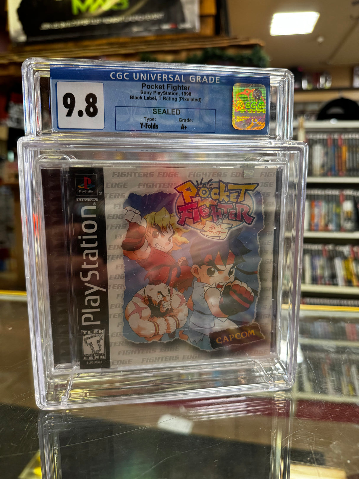 Pocket Fighter CGC Graded 9.8 - (New) (Playstation)