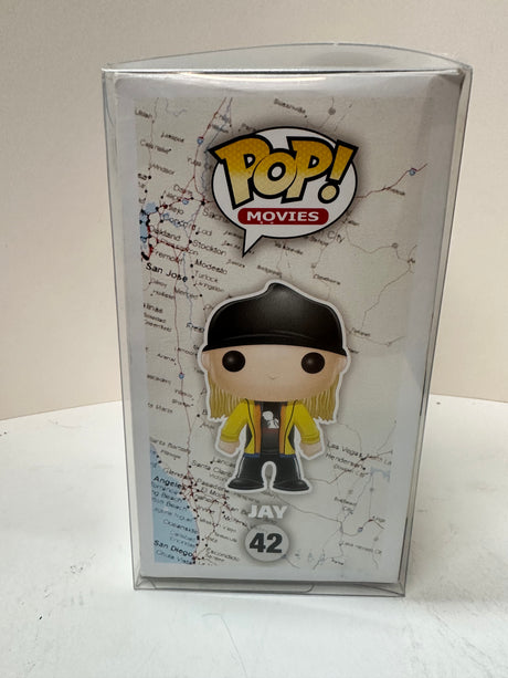 ¡Funko Pop! #42 "JAY" Jay y Bob el Silencioso Contraatacan Saltado Jason Mewes FIRMADO