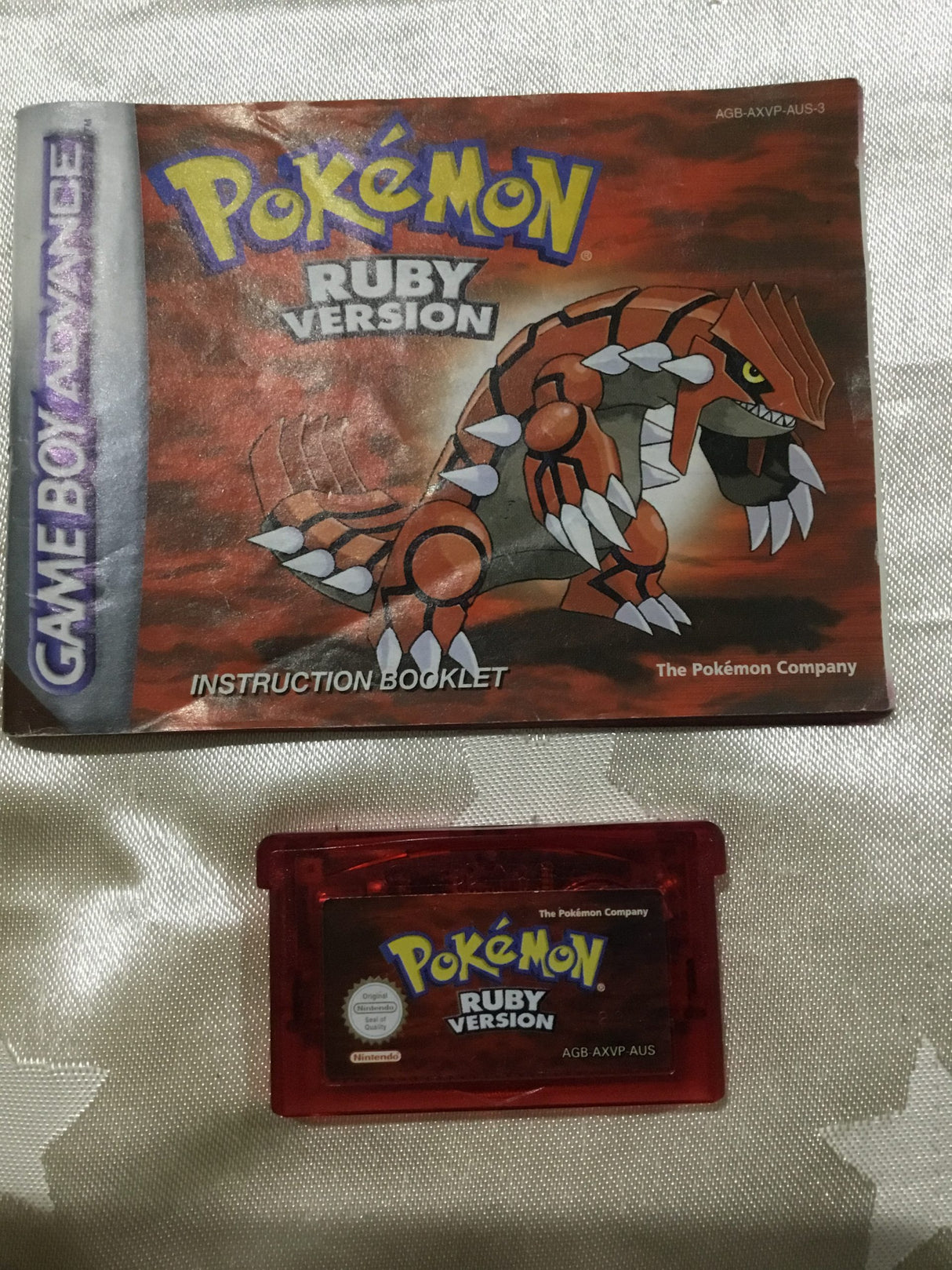 Pokemon Ruby and Manual - (LS) (GameBoy Advance)