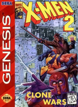 X-Men 2 The Clone Wars [Cardboard Box] - (Missing) (Sega Genesis)