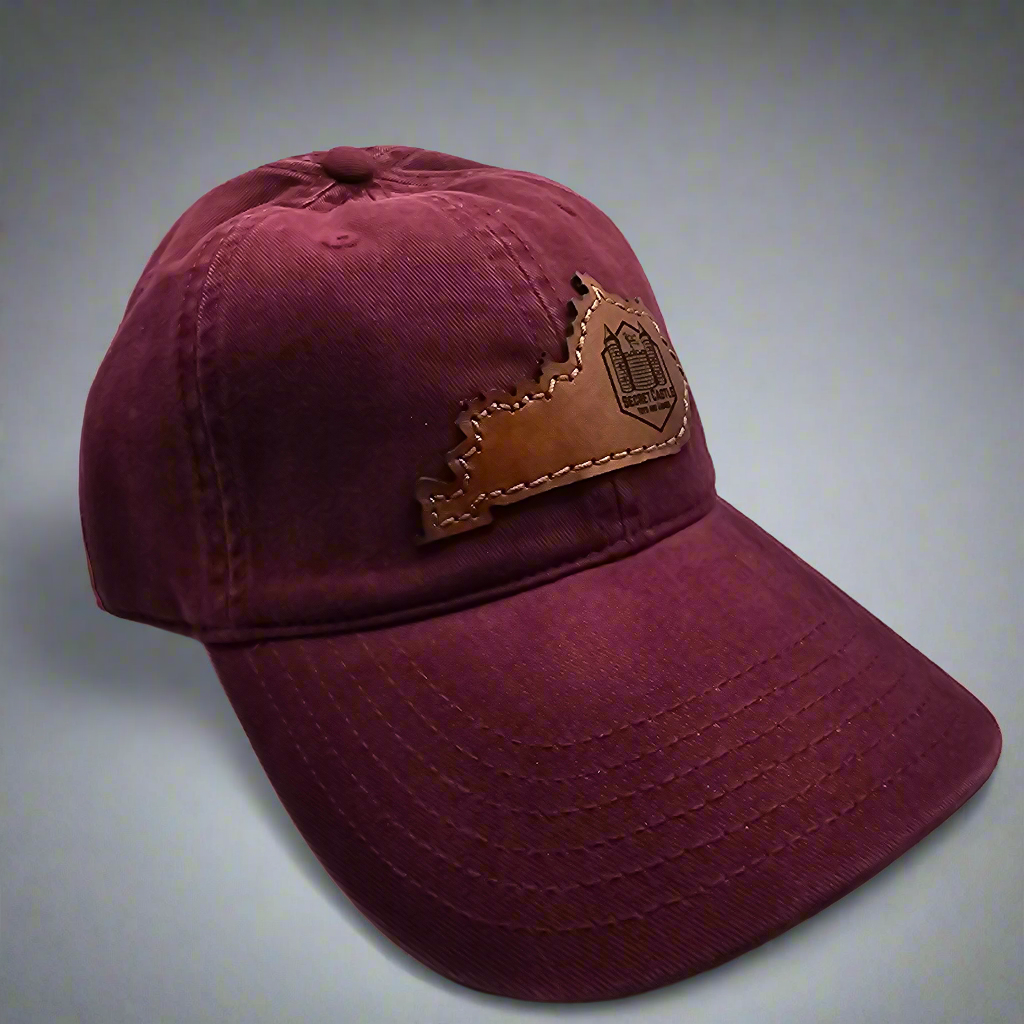 Maroon Secret Castle Kentucky Logo Dad Hat