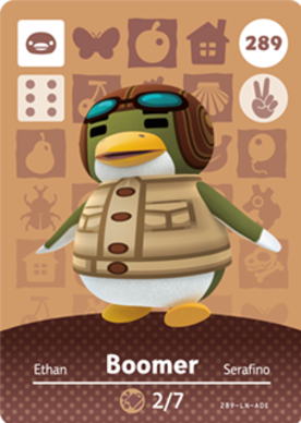 Boomer Animal Crossing Amiibo Card - Animal Crossing Cards - Series 3