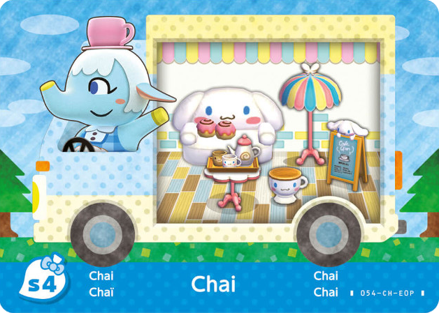 Chai Animal Crossing Amiibo Card - Animal Crossing x Sanrio Series