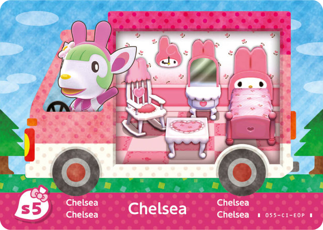 Chelsea Animal Crossing Amiibo Card - Animal Crossing x Sanrio Series