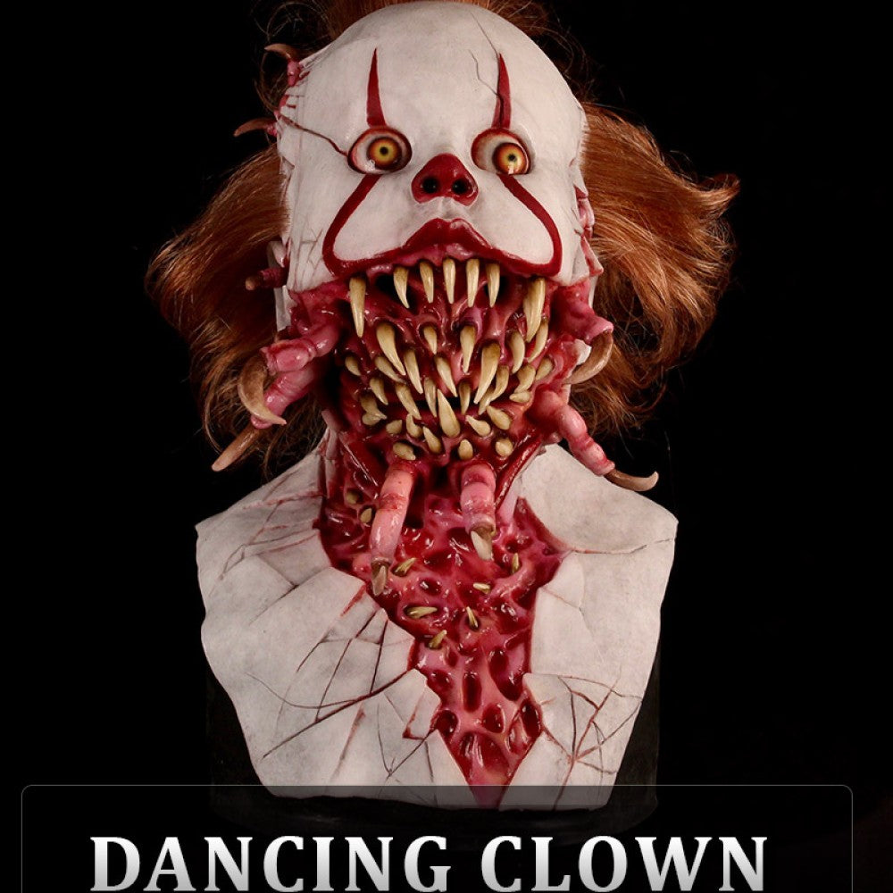 Immortal Masks Possessed Pennywise "Dancing Clown" Variant Silicone Mask with Display Form