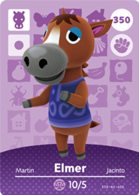 Elmer Animal Crossing Amiibo Card - Animal Crossing Cards - Series 4