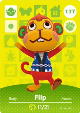 Flip Animal Crossing Amiibo Card - Animal Crossing Cards - Series 2