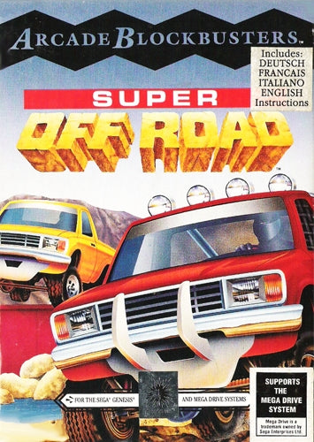 Super Off Road [Cardboard Box] - (CIB Flaw) (Sega Genesis)