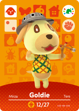 Goldie Animal Crossing Amiibo Card - Animal Crossing Cards - Promos Series