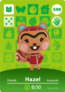 Hazel Animal Crossing Amiibo Card - Animal Crossing Cards - Series 3