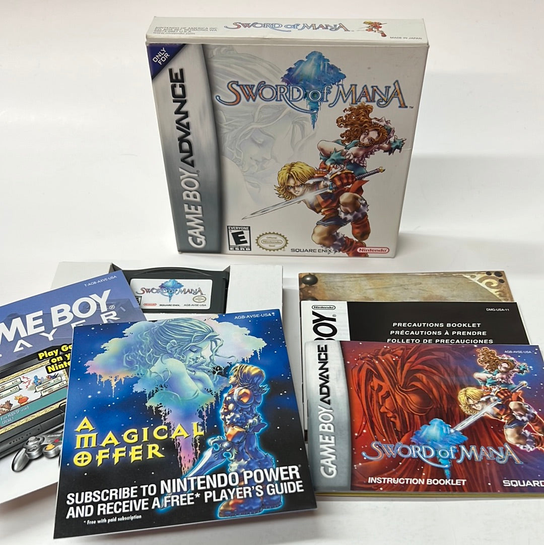 An image of the game, console, or accessory Sword of Mana - (CIB) (GameBoy Advance)