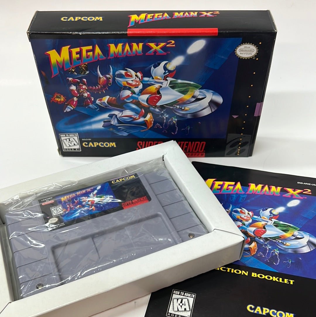 Mega authentic Man X2 for Super Nintendo