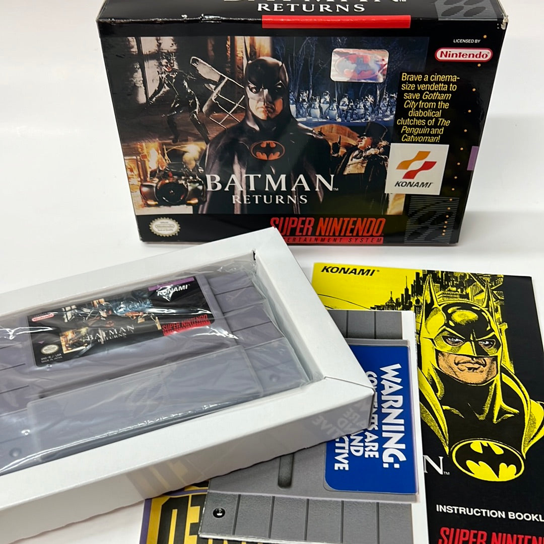 An image of the game, console, or accessory Batman Returns - (CIB) (Super Nintendo)