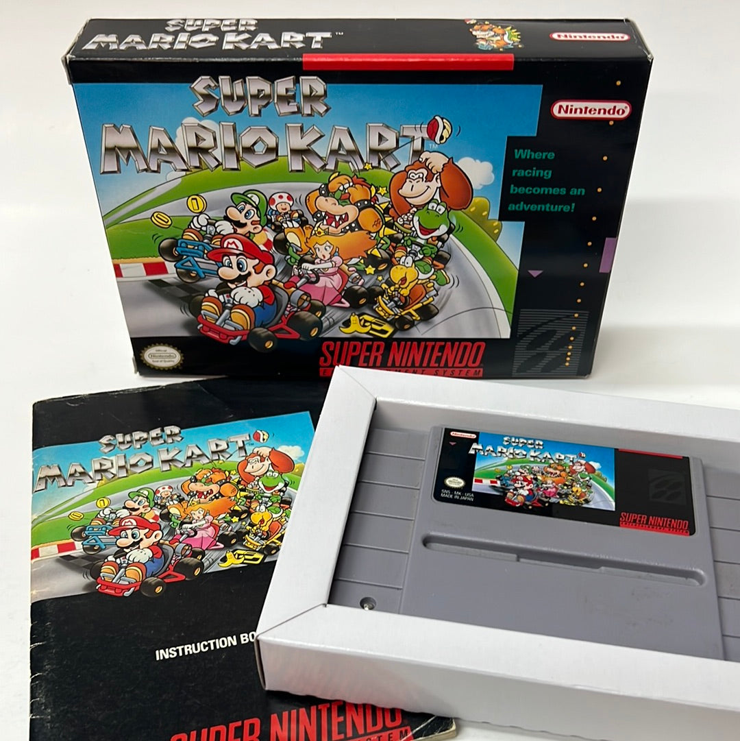 An image of the game, console, or accessory Super Mario Kart - (CIB) (Super Nintendo)