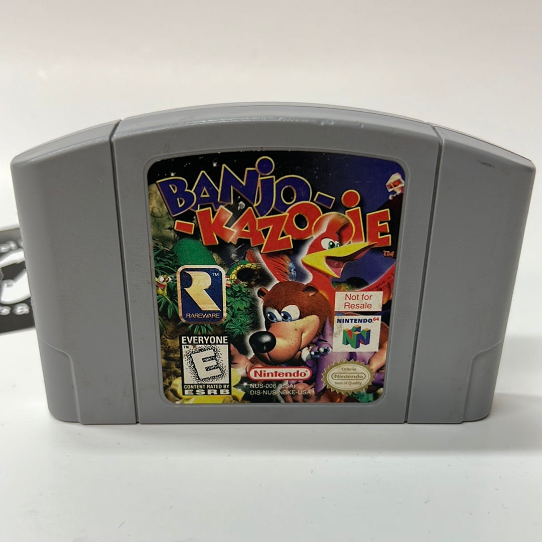 An image of the game, console, or accessory Banjo-Kazooie [Not for Resale] - (LS) (Nintendo 64)