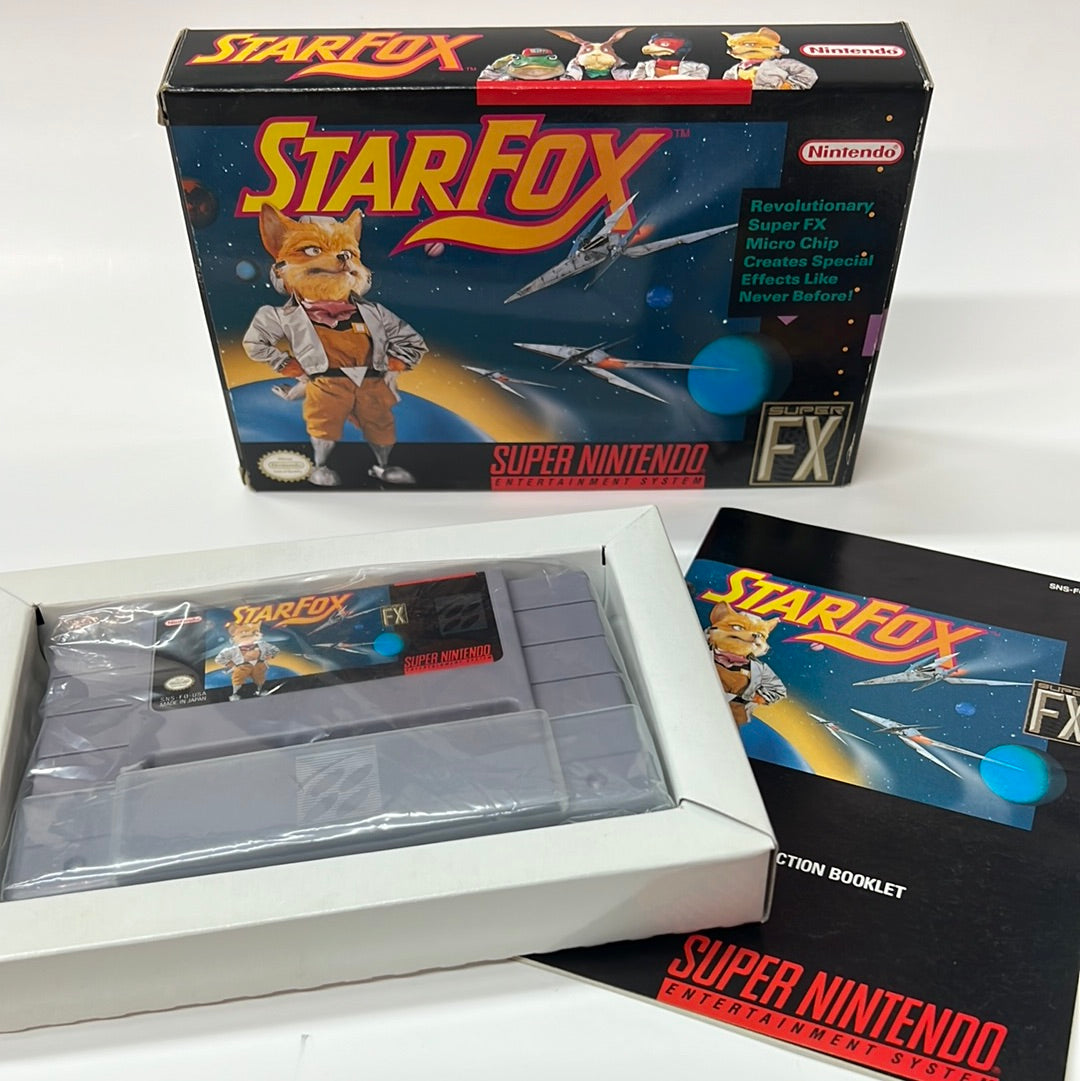 An image of the game, console, or accessory Star Fox - (CIB) (Super Nintendo)