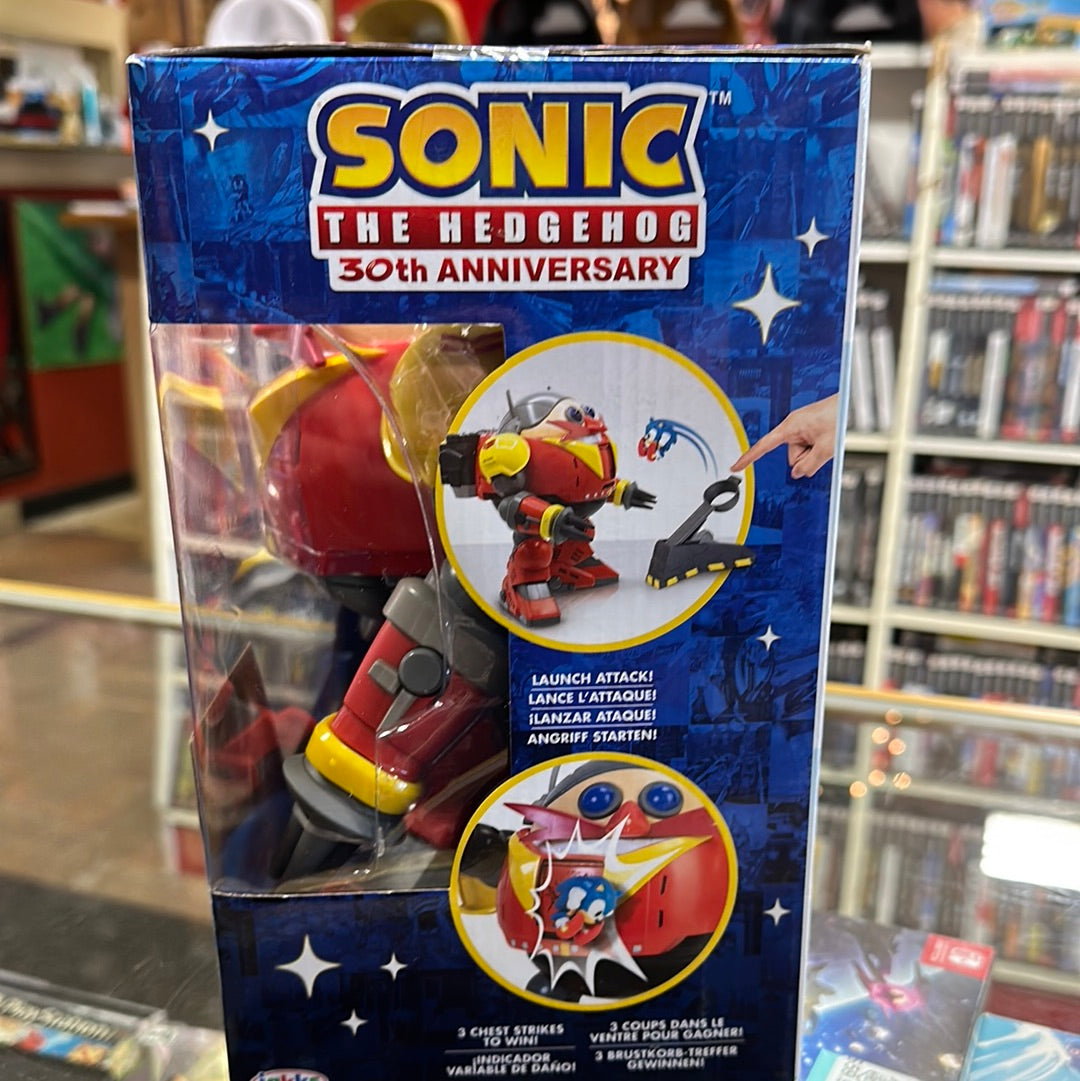 Jakks Sonic the Hedgehog Giant Eggman Robot Figura Juego de batalla Juguete 