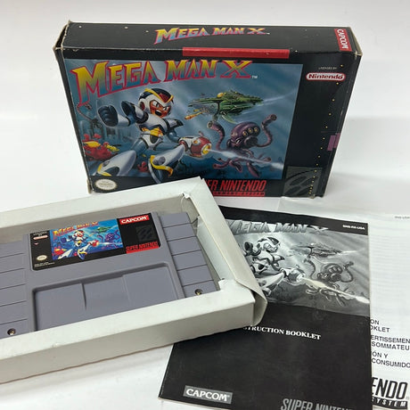 An image of the game, console, or accessory Mega Man X - (CIB) (Super Nintendo)